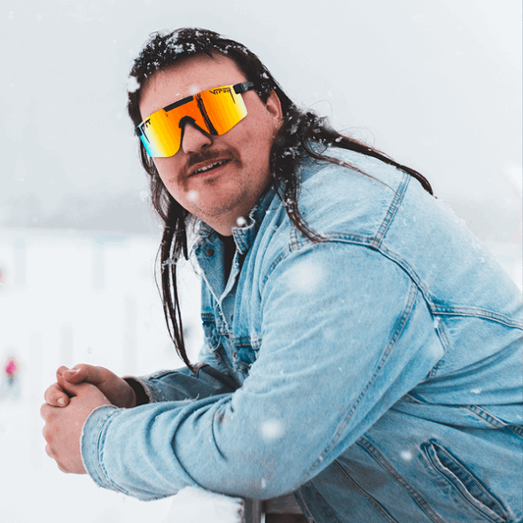 Grubenotter Das Geheimnis Polarisiert Doppelt Breit