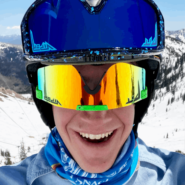 Grubenotter Die Boomslang Polarisierte Doppelt Breite Mode