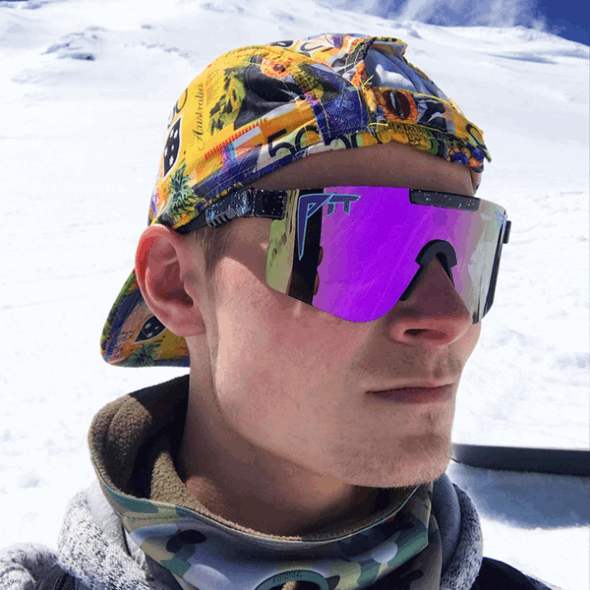 Grubenotter The Night Fall Polarisierte Doppelbreite Grubenotter-sonnenbrille